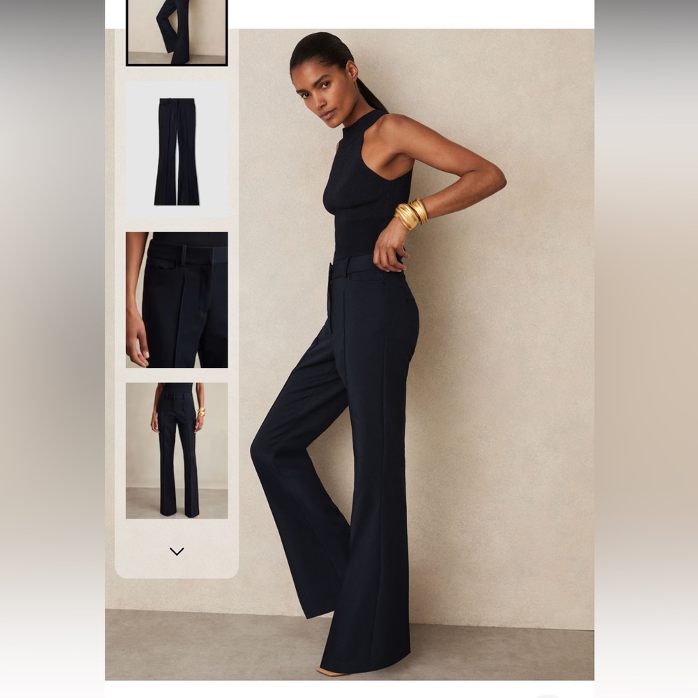Tory Burch Black Flared Pants